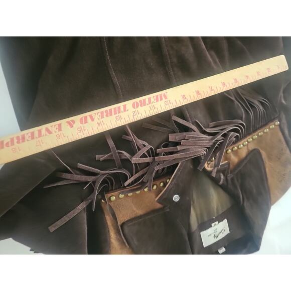 Vintage Scully Western Fringe Suede. Jacket Women's Size M - Picture 16 of 16